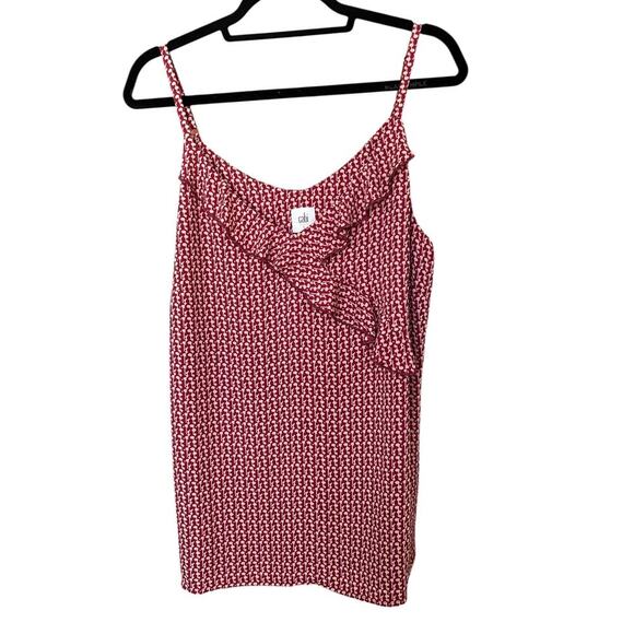 CABI Women's Fresco Cami Red Pink Size Large WAS $90 - Picture 1 of 5